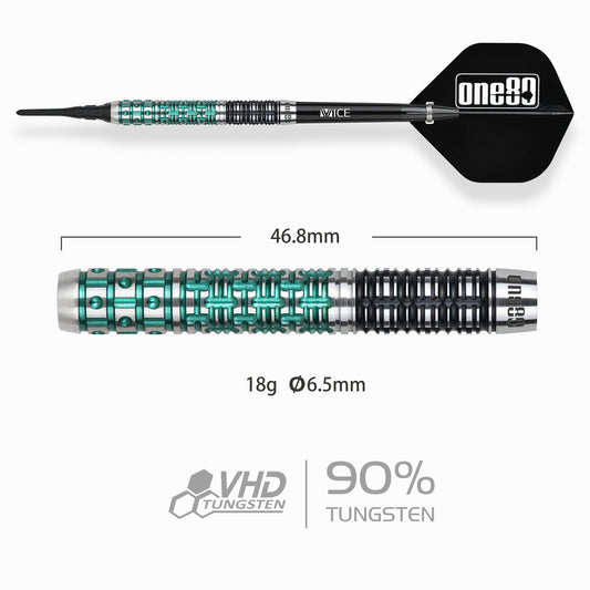 ONE80 Ludo Le Mat Signature Dart Softtip 18g