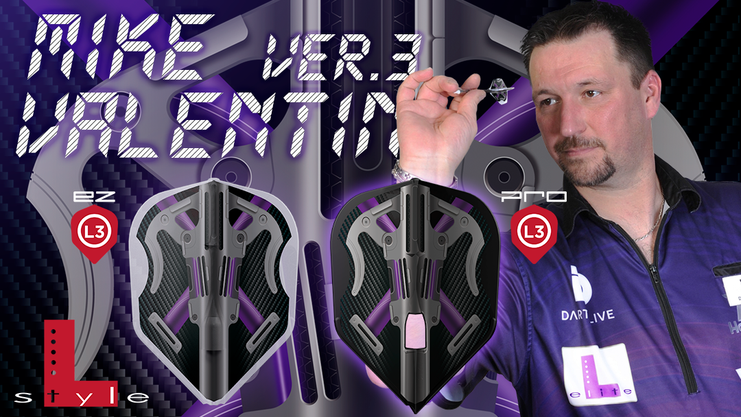 L -Style Signature Flights - Mike Valentin L3Pro - v3 Black