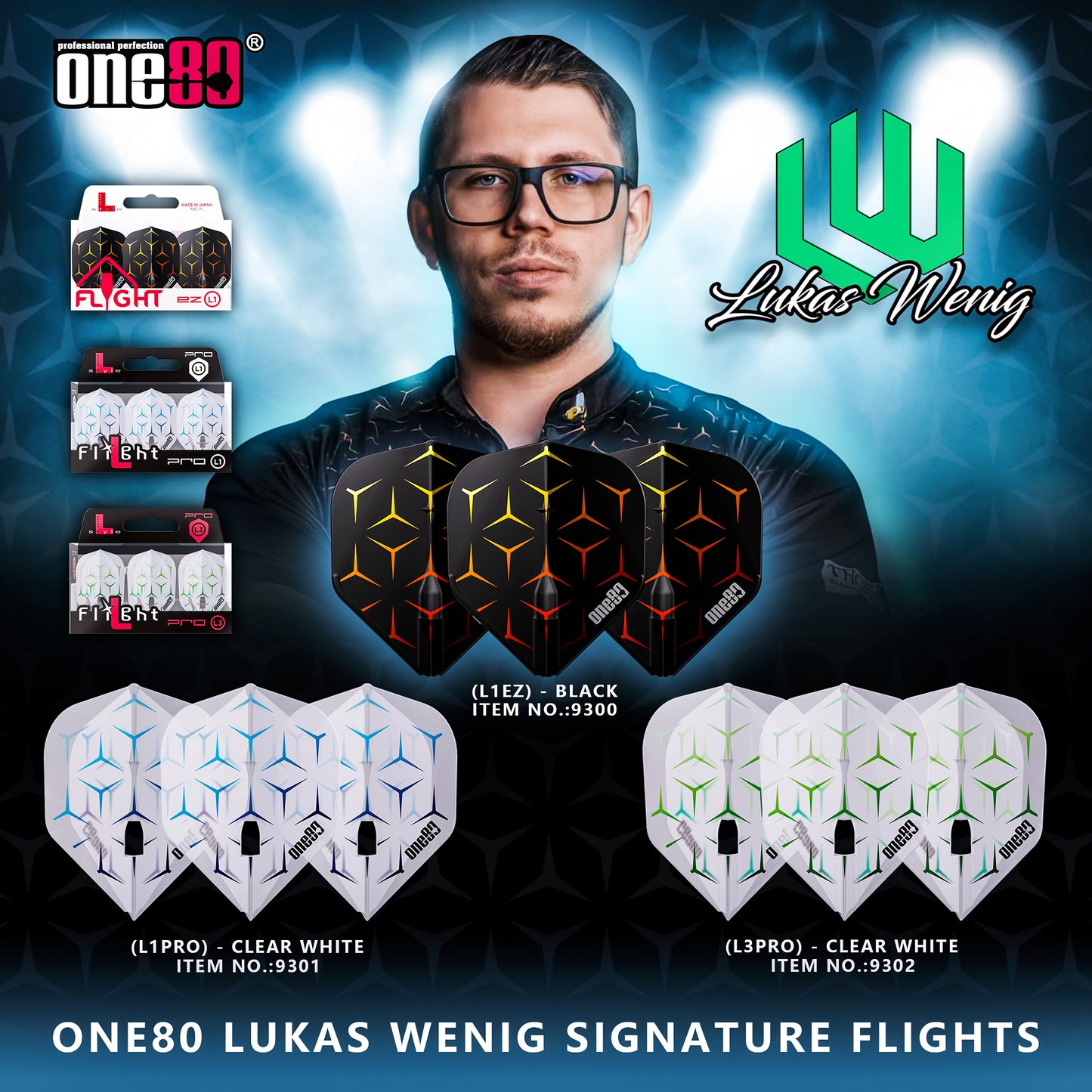 L-Style Lukas Wenig Signature Flight Clear White L3 Pro