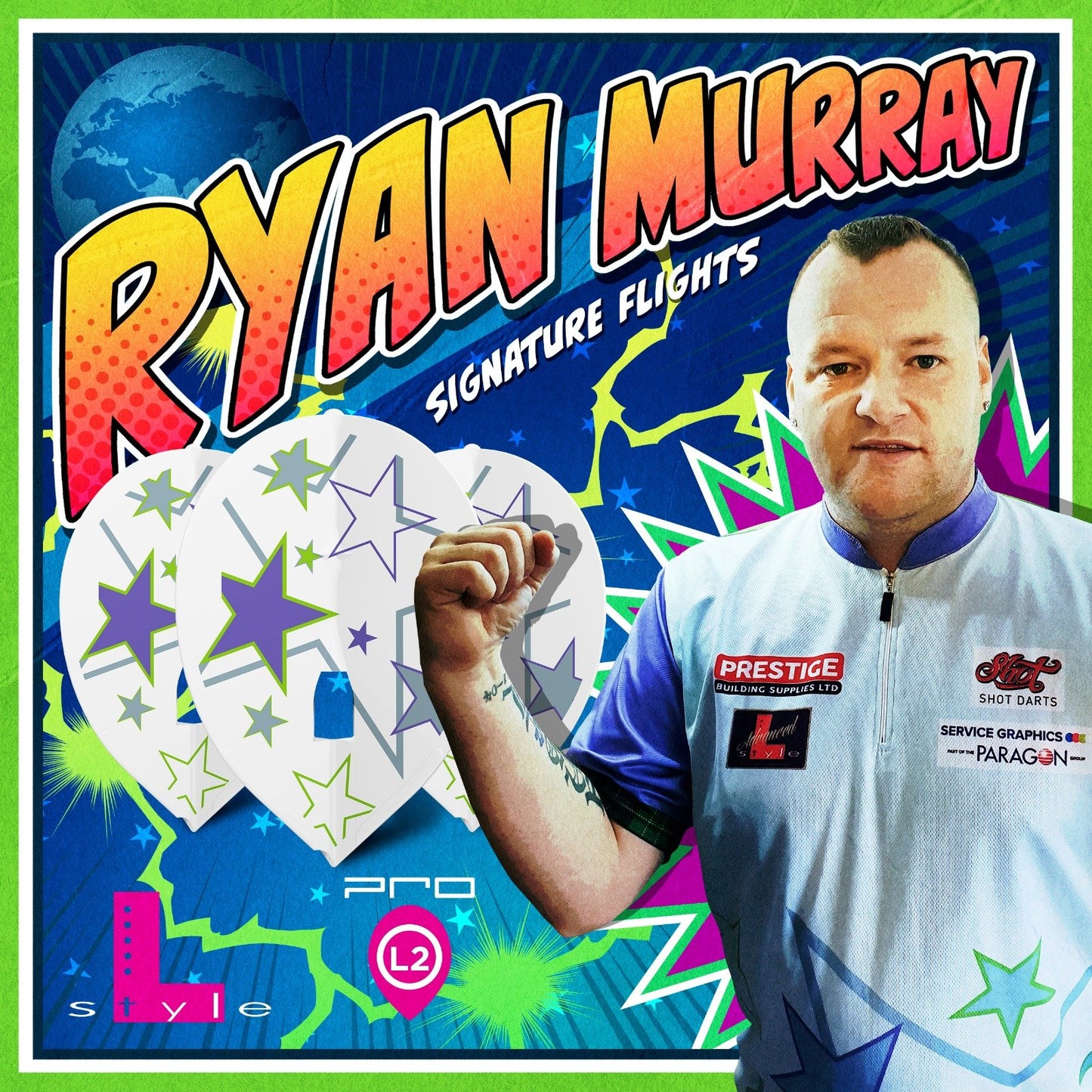 L -Style Signature Flights - Ryan Murray V1 L2PRO - White