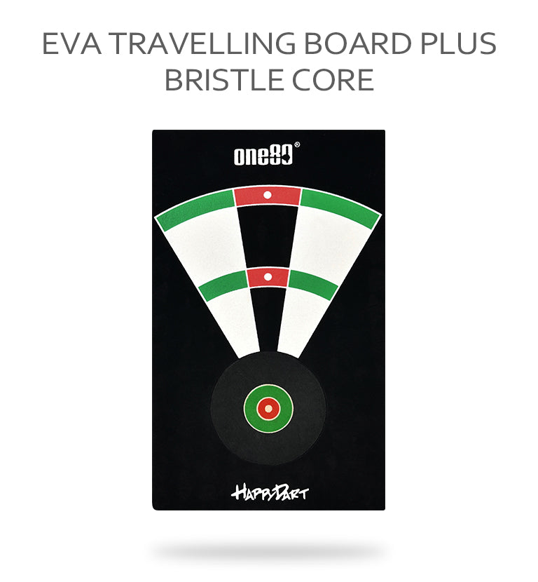 One80 Eva Travelling Dartboard II-Bristle Core