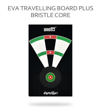 One80 Eva Travelling Dartboard II-Bristle Core