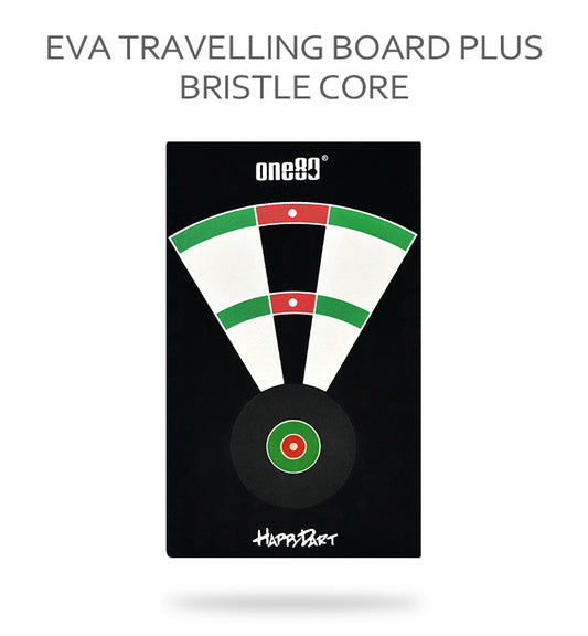 One80 Eva Travelling Dartboard II-Bristle Core