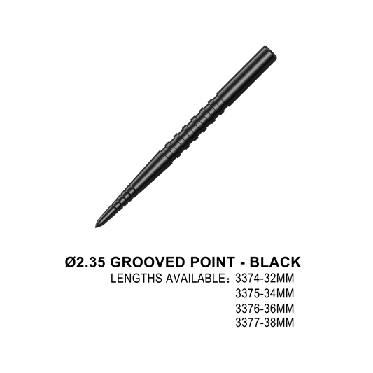 ONE80 Wechselspitzen 2,35mm Grooved Black