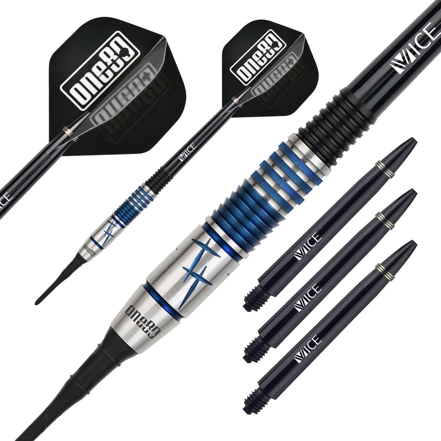 ONE80Tung Suk Softip 19g (Black/Blue)