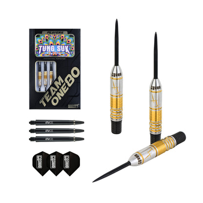 ONE80 Tung Suk Steeltip 23g (Black/Gold)