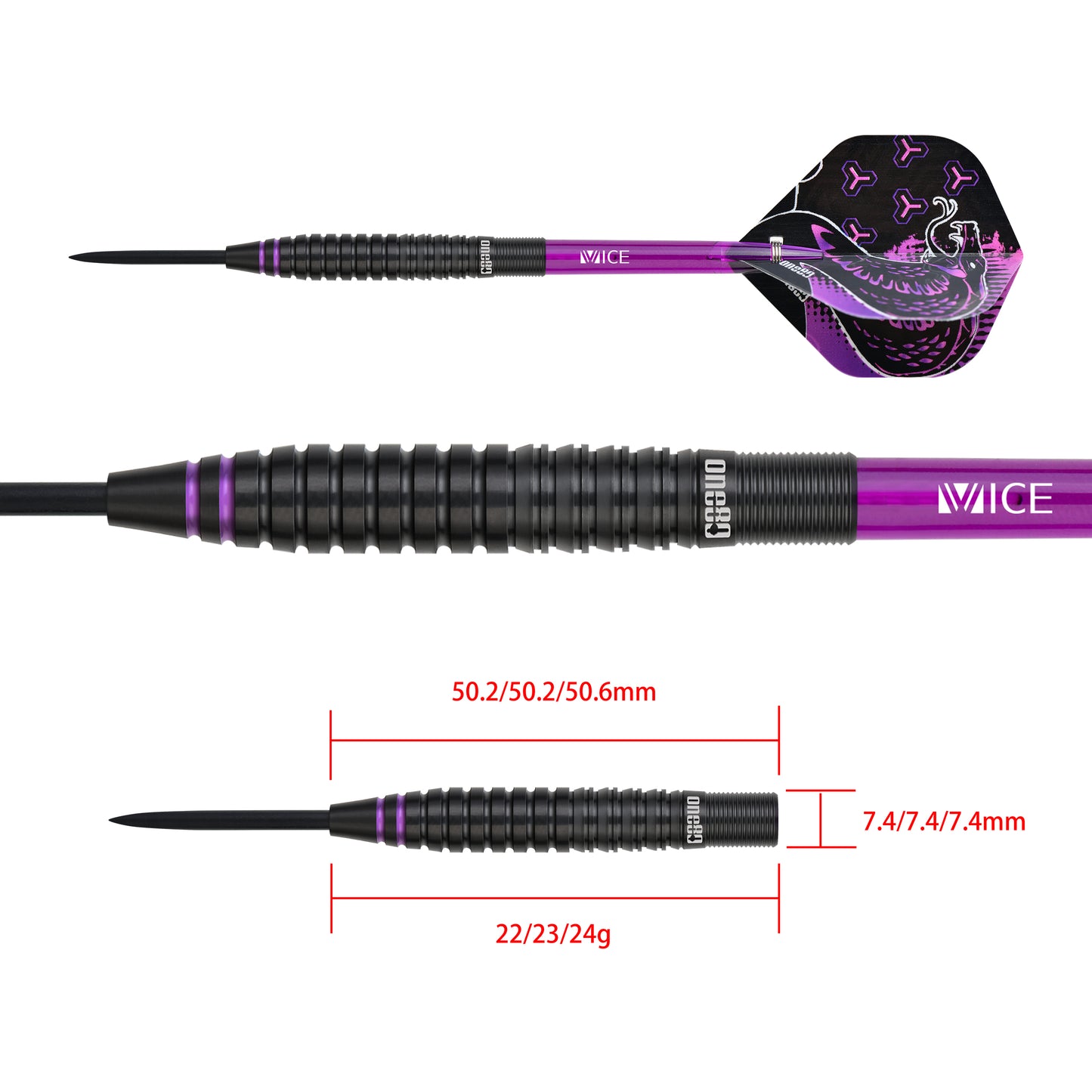ONE80 Jelle Klaasen HD Steeltip