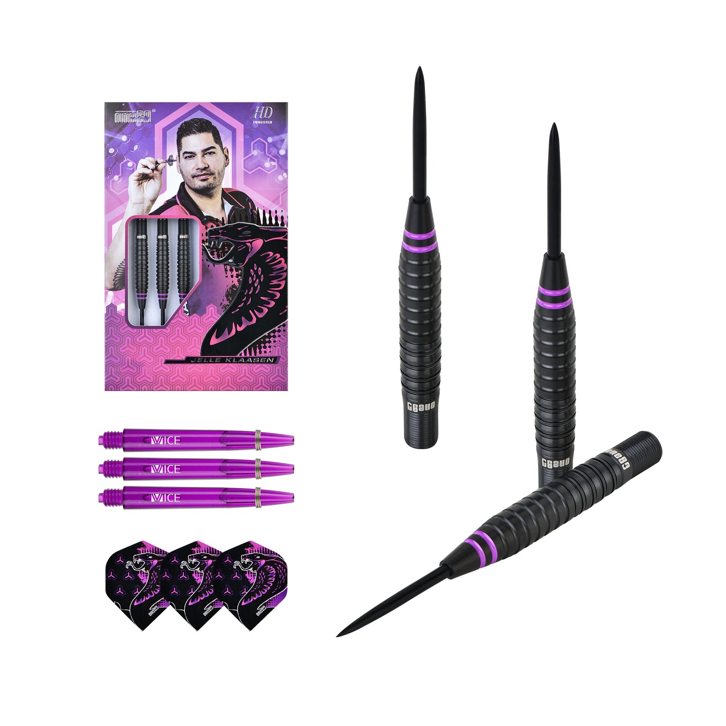 ONE80 Jelle Klaasen HD Steeltip