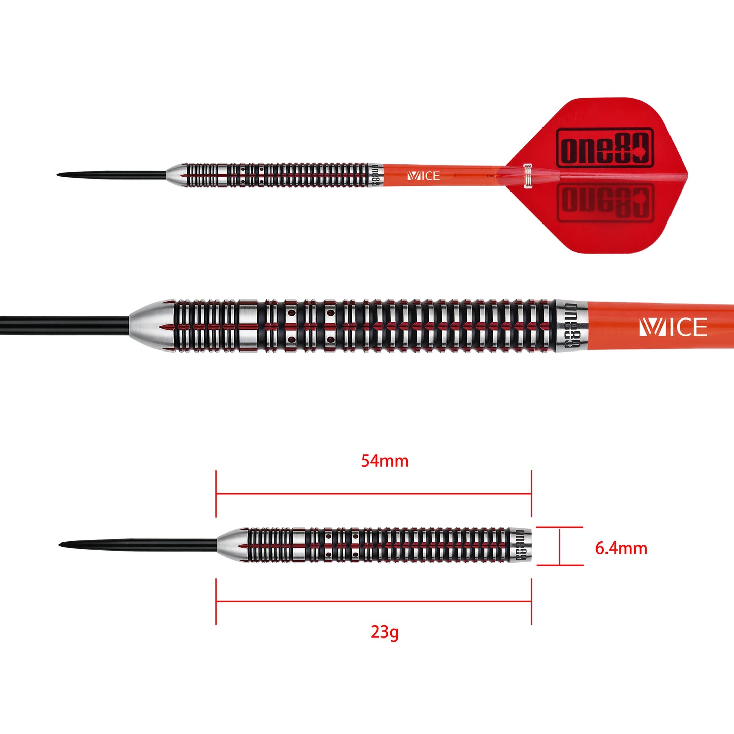ONE80 Nasir Bomba V2 Steeltip 23g