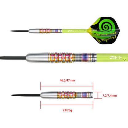 Chameleon Apatite Steeltip