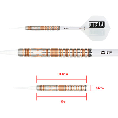 ONE80 Ryo Nakai Softip 19g (Rose Gold)