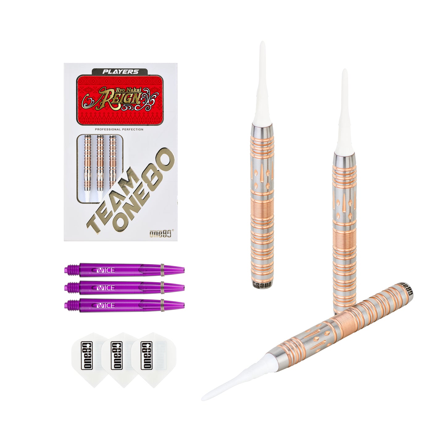 ONE80 Ryo Nakai Softip 19g (Rose Gold)