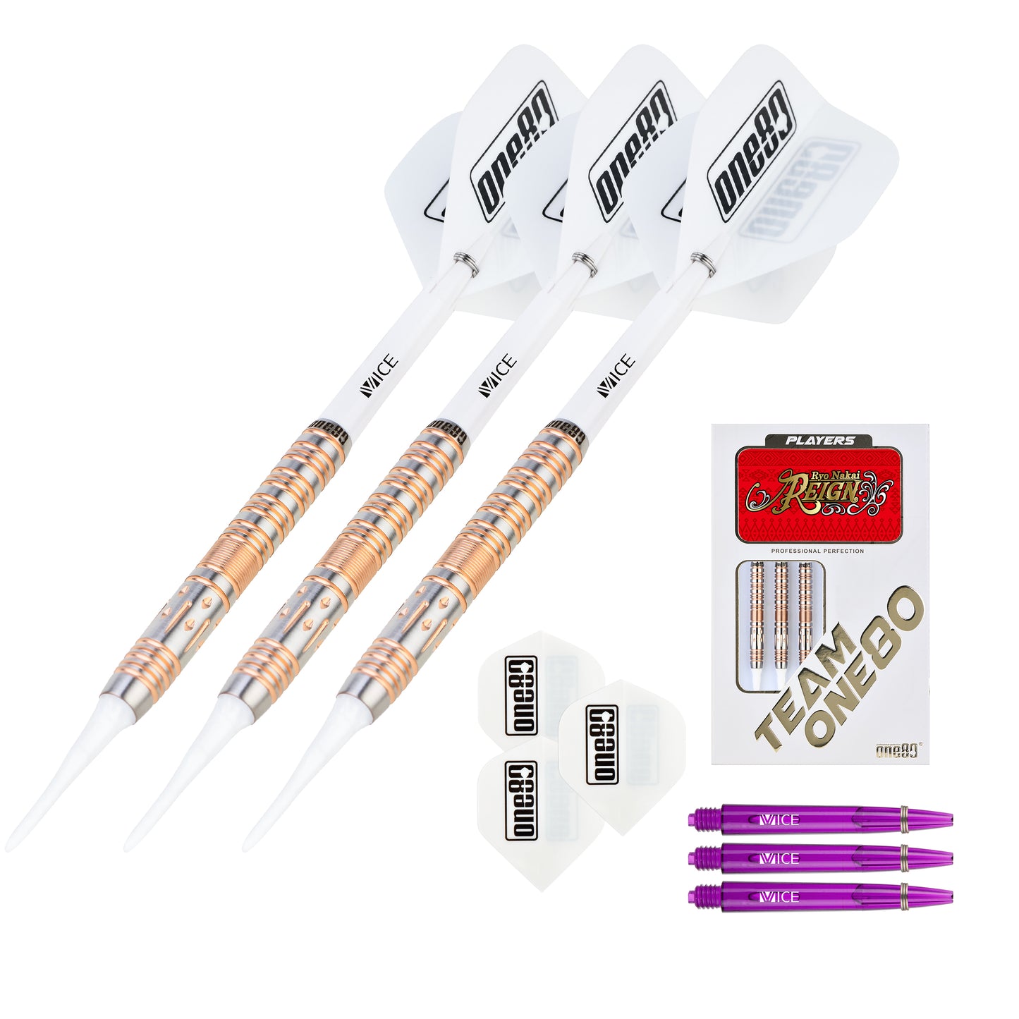 ONE80 Ryo Nakai Softip 19g (Rose Gold)