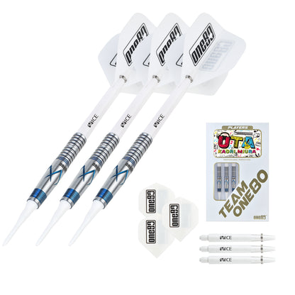 One80 Kaori Miura Signature Dart Blue Softip 18g