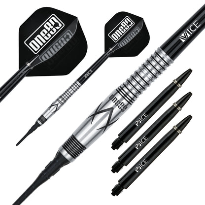 One80 Kaori Miura Signature Dart Black Softtip 20g