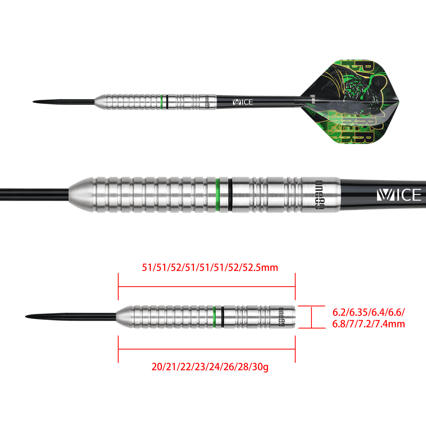 ONE80 Panther-N Steeltip