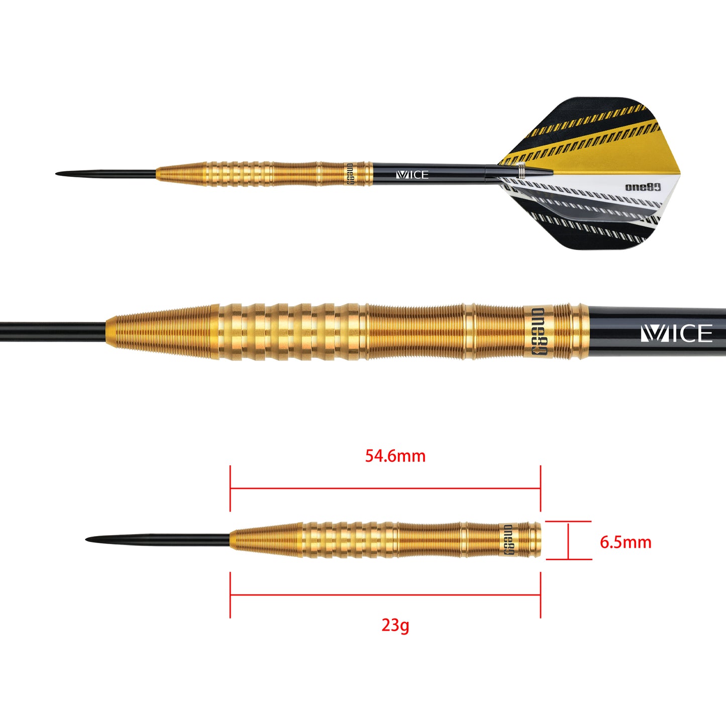 ONE80 Dave Ladley Steeltip 23g