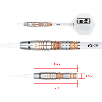 ONE80 Maya Sekine Orca II Rosegold Softip 21g