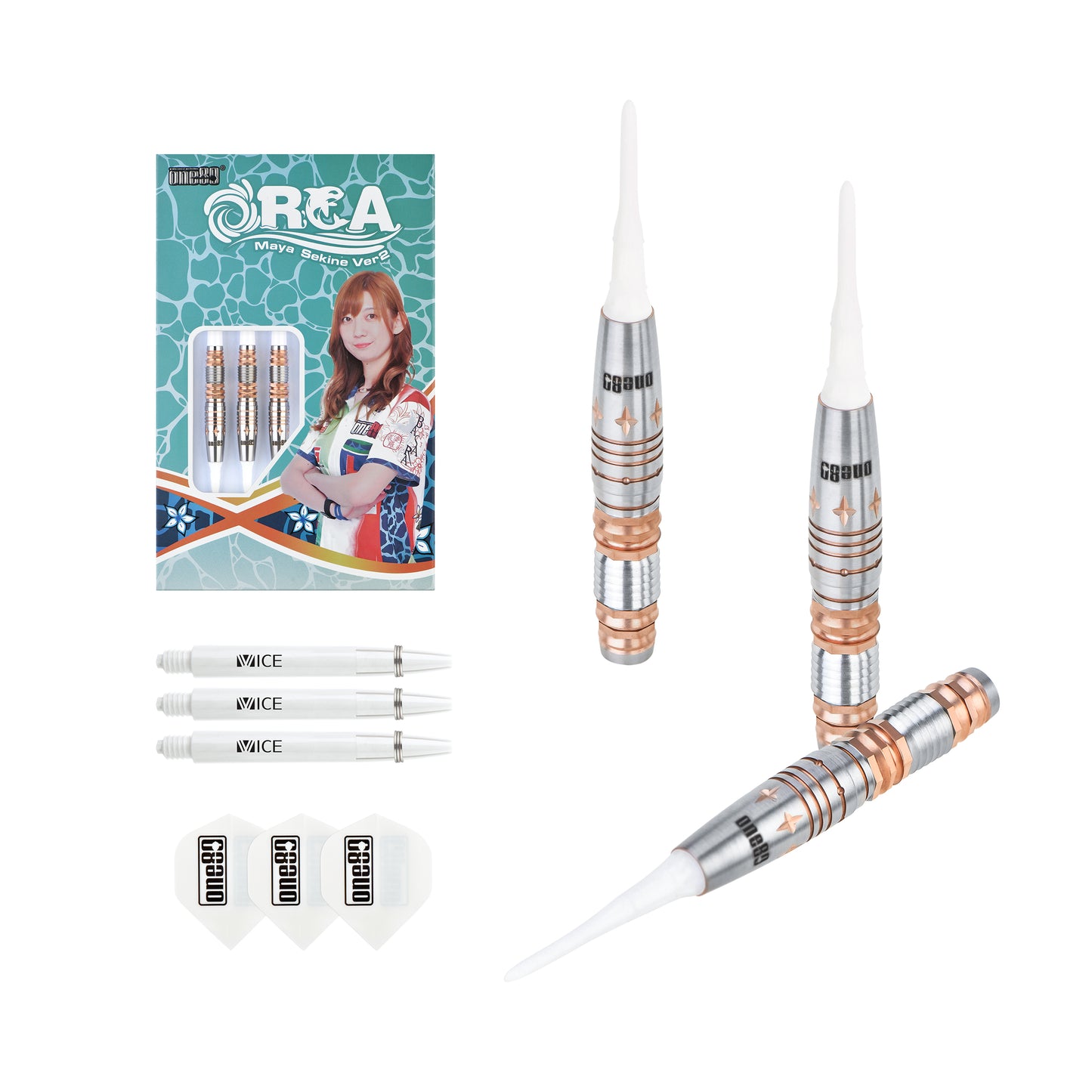 ONE80 Maya Sekine Orca II Rosegold Softip 21g