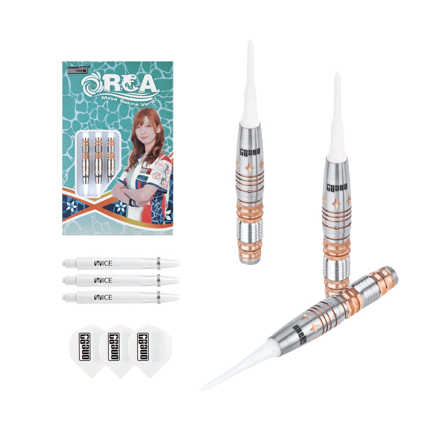 ONE80 Maya Sekine Orca II Rosegold Softip 21g