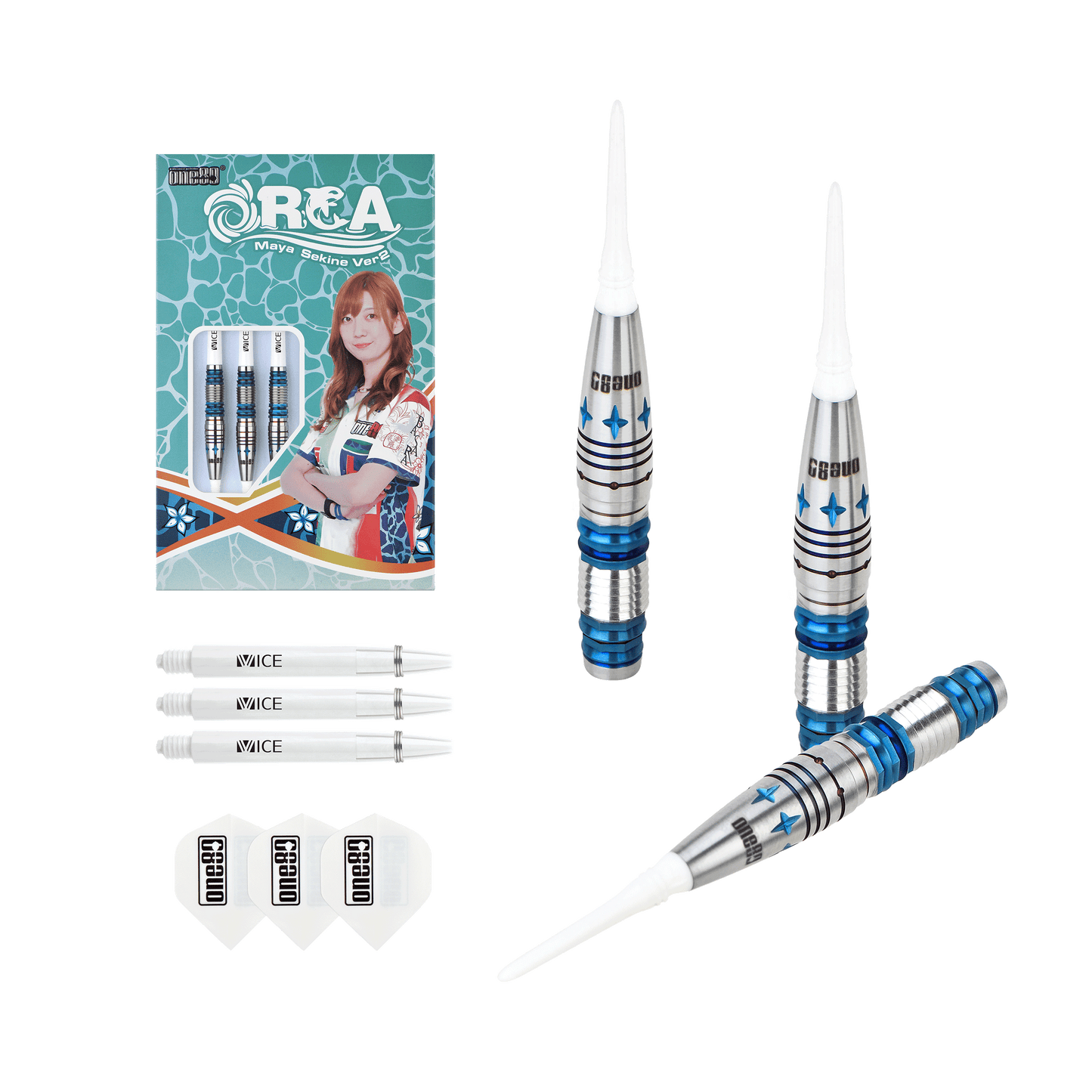 ONE80 Maya Sekine Orca II No.5 Blue Softip 19g