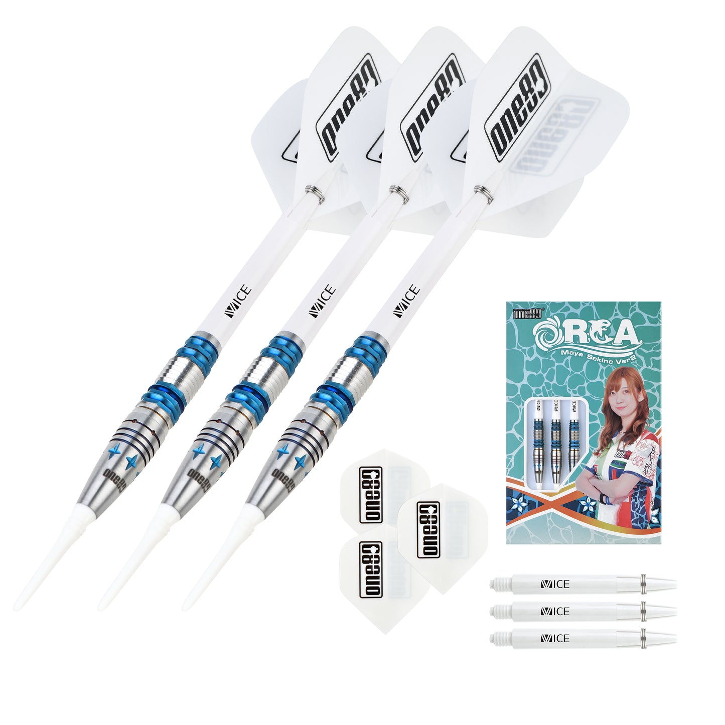 ONE80 Maya Sekine Orca II No.5 Blue Softip 19g