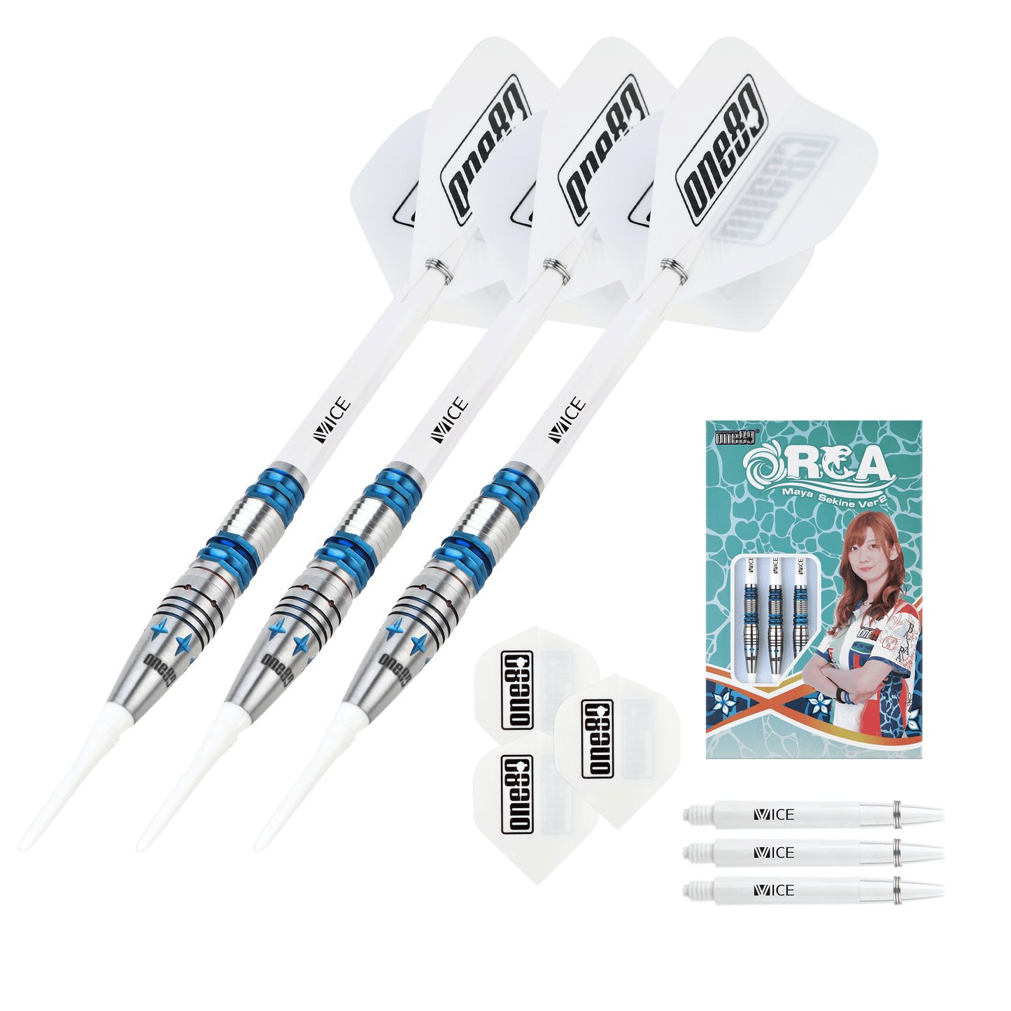 ONE80 Maya Sekine Orca II No.5 Blue Softip 19g