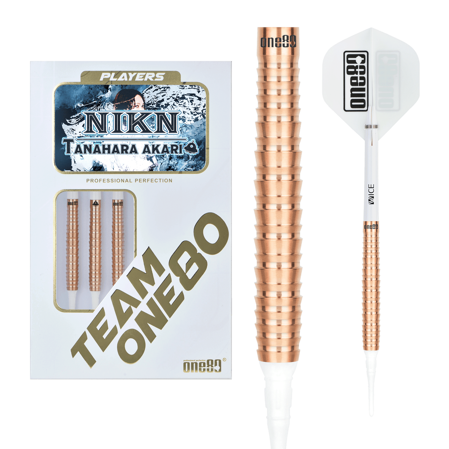 ONE80 Akari Tanahara Signature Softip Rose Gold 20g