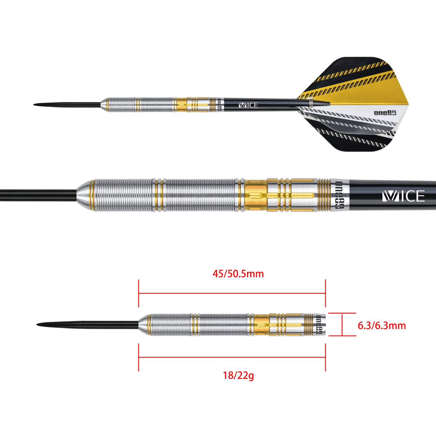 ONE80 Lylian Le Calvez Signature Dart Steeltip