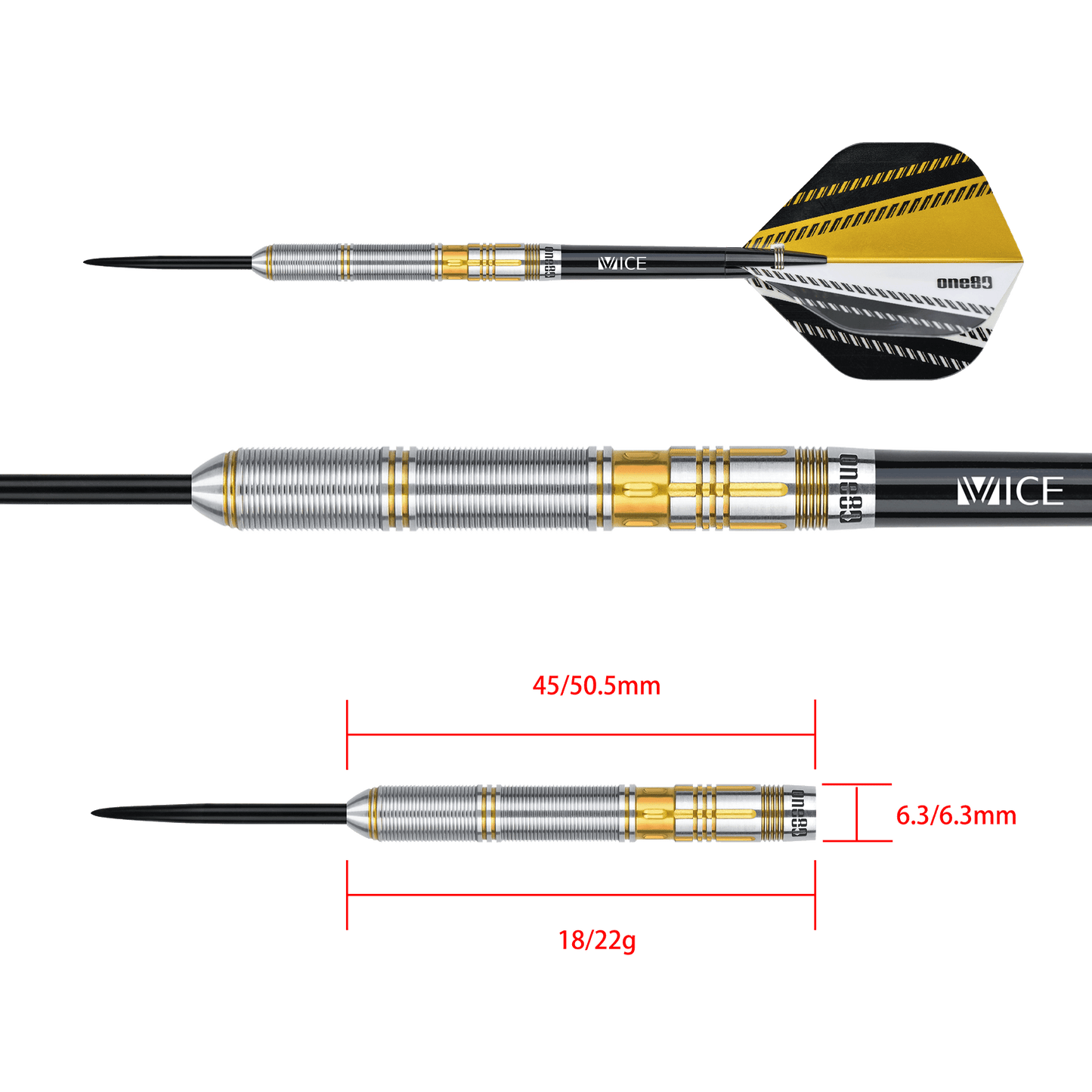 ONE80 Lylian Le Calvez Signature Dart Steeltip