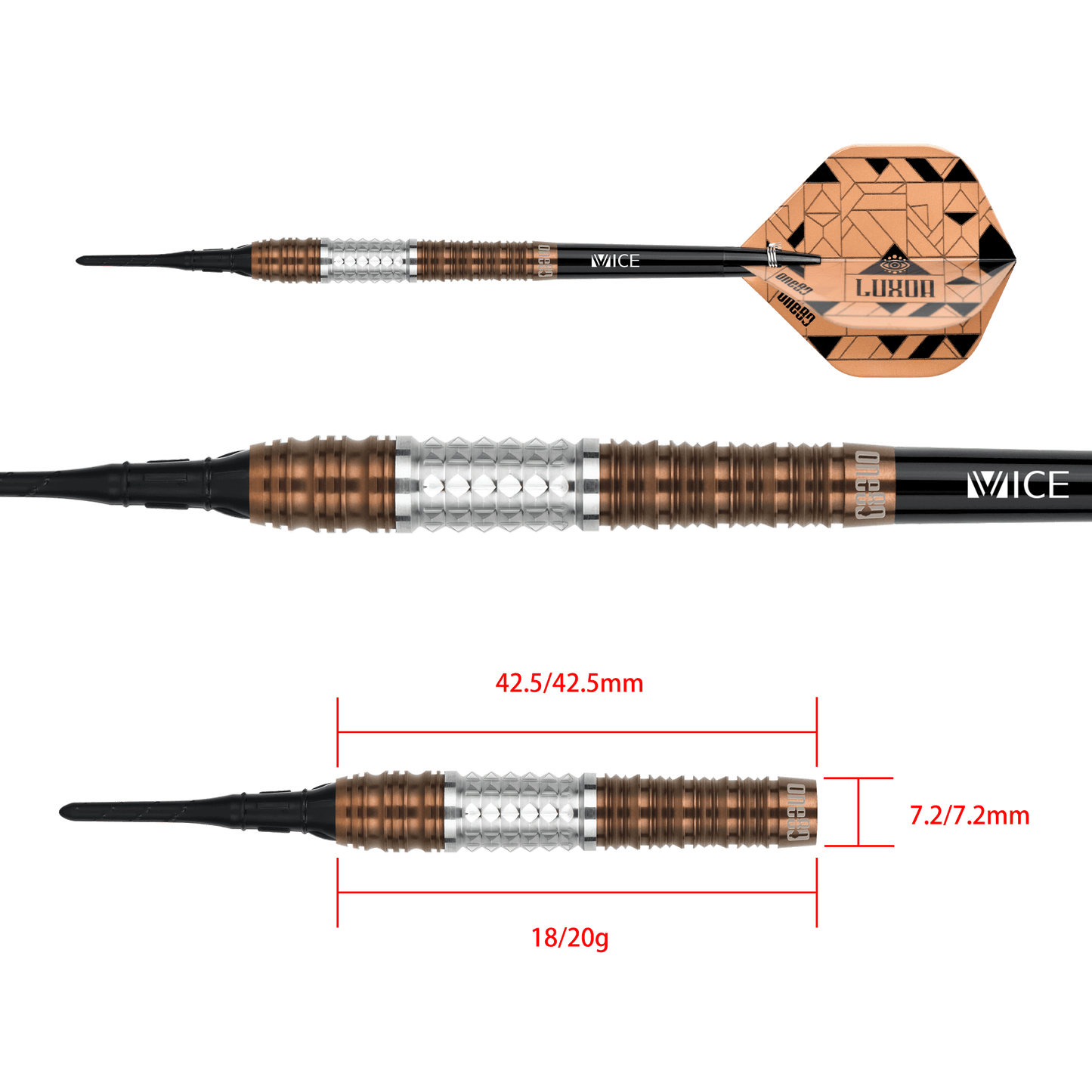 ONE80 Luxor Delta Softtip