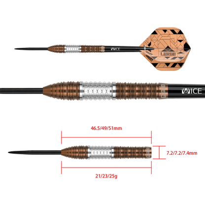 ONE80 Luxor Delta Steeltip