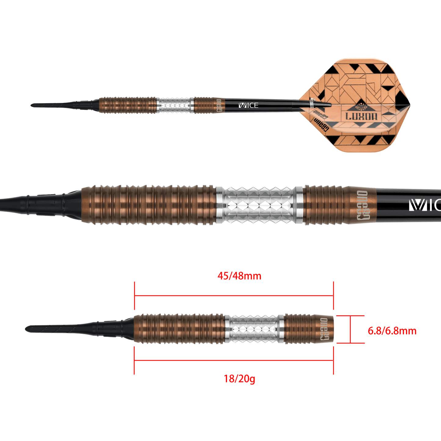 ONE80 Luxor Zeta Softtip