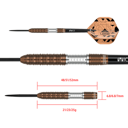 ONE80 Luxor Zeta Steeltip