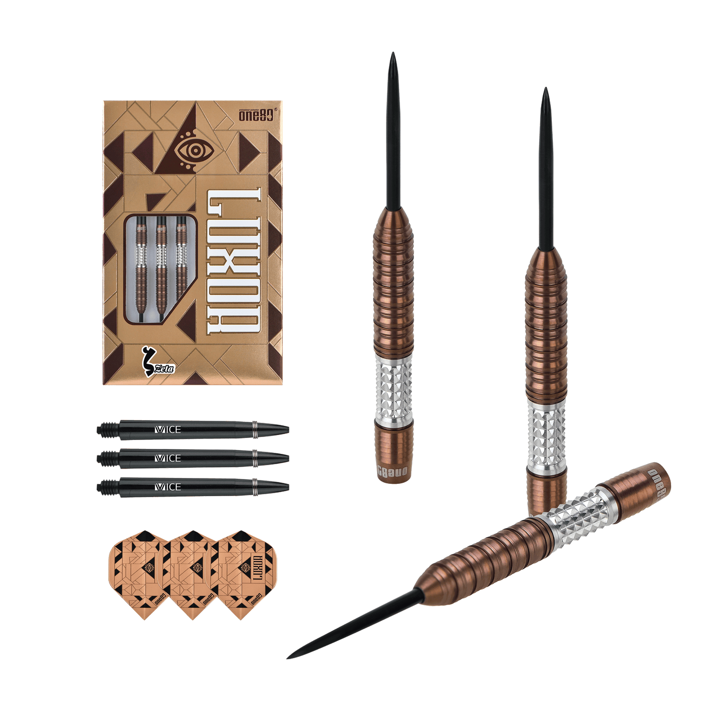 ONE80 Luxor Zeta Steeltip