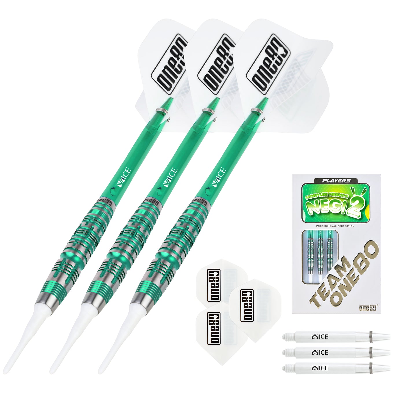 One80 Noriyuki Negeshi Signature Dart V2 Softip 18g