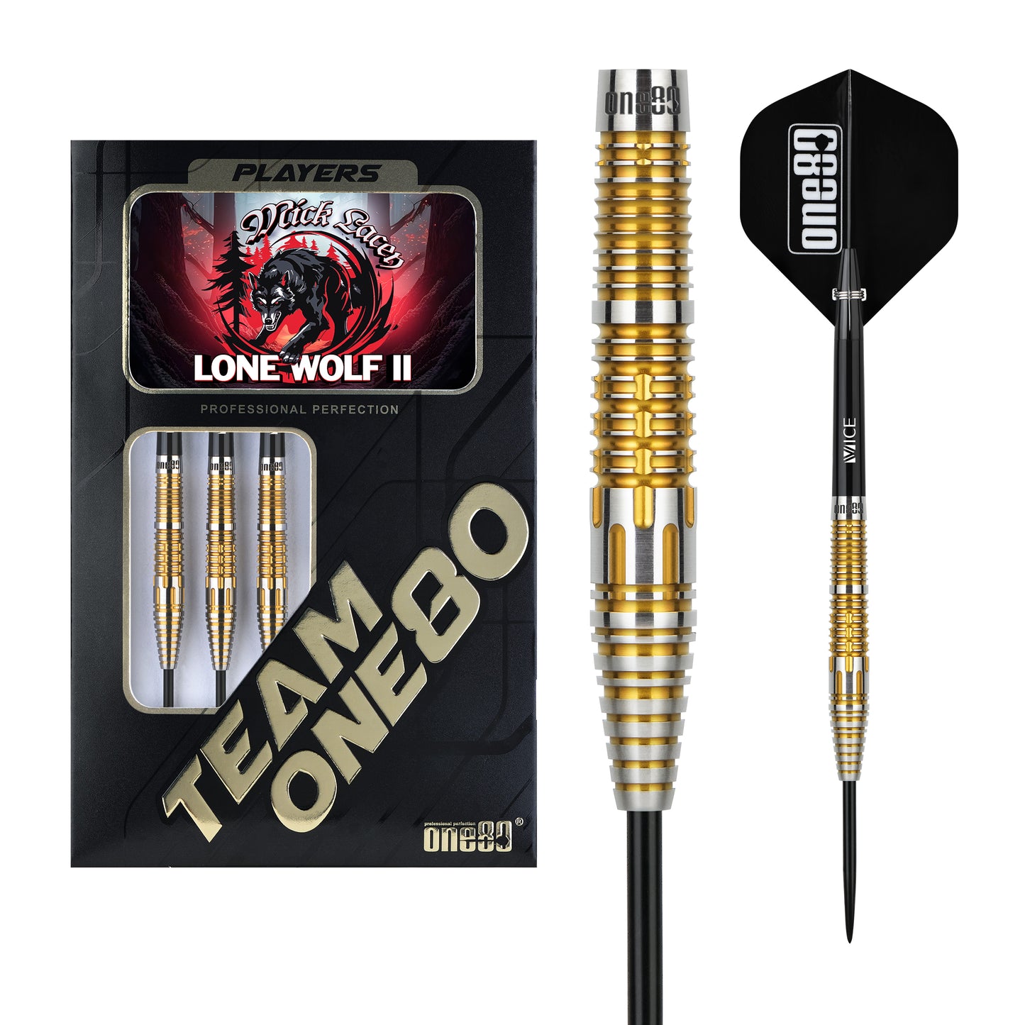 One80 Mick Lacey Signature Dart V2 Steeltip 23g