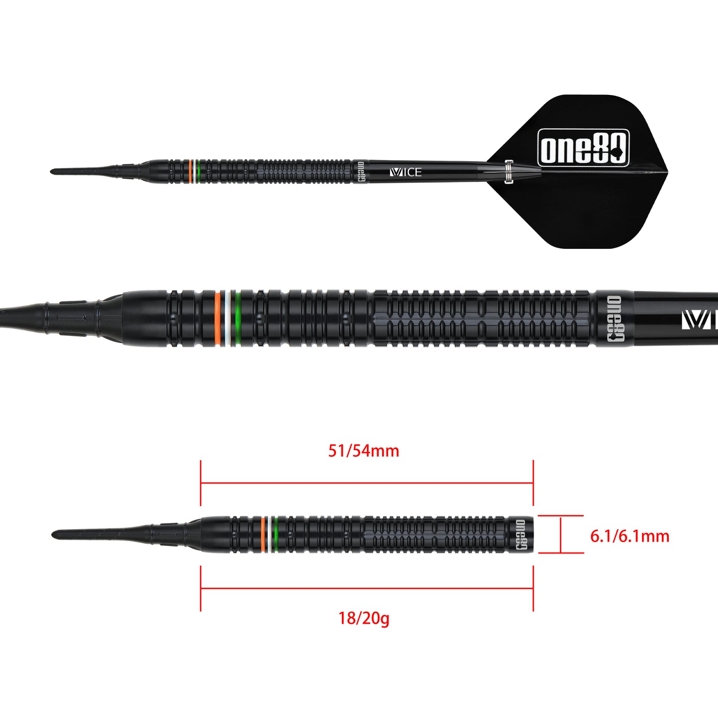 One80 Mahi Bosmia Dart Signature Dart Softip