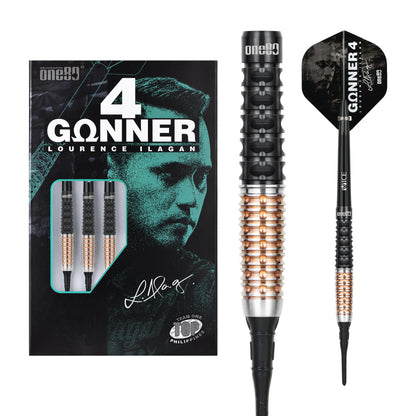 One80 GUNNER 4 Softip 20.5g - Black&Rosegold