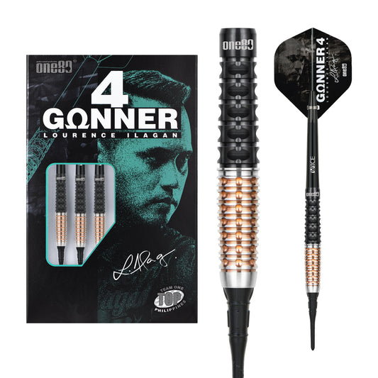 One80 GUNNER 4 Softip 20.5g - Black&Rosegold