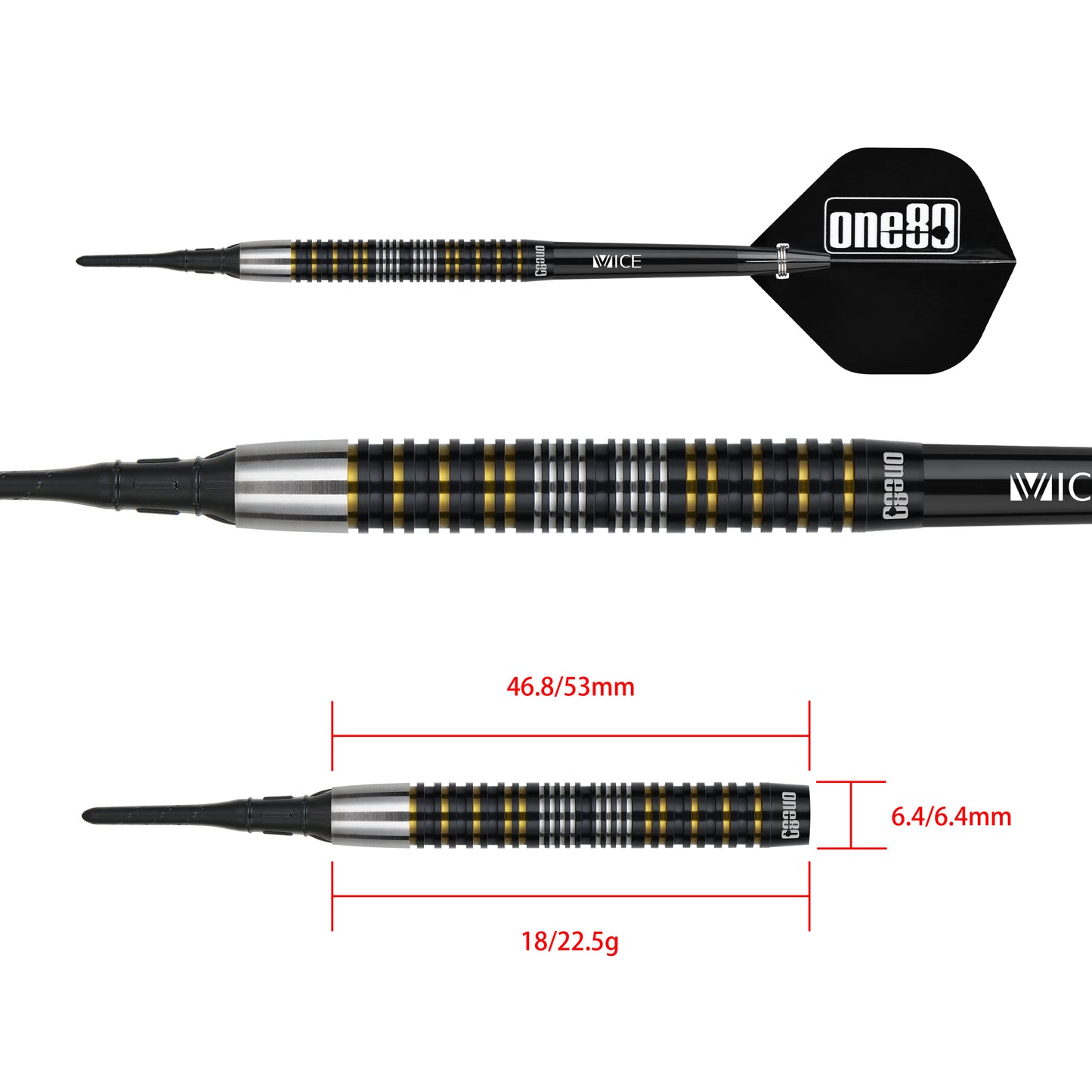 One80 Tengku Shah Dart Soft tip