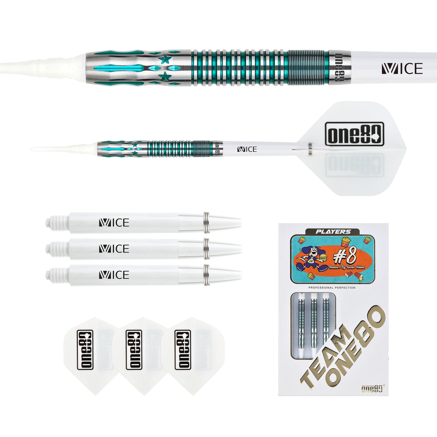 One80 Yasuko Uehara Signature Dart Soft tip