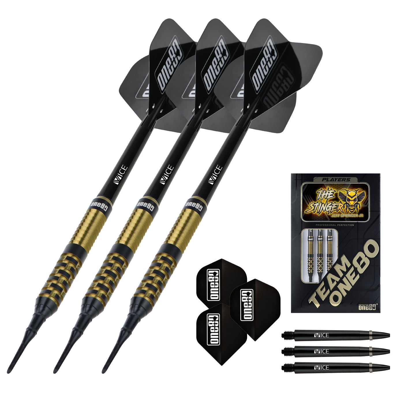 One80 Jeff Springer Signature Dart Softtip