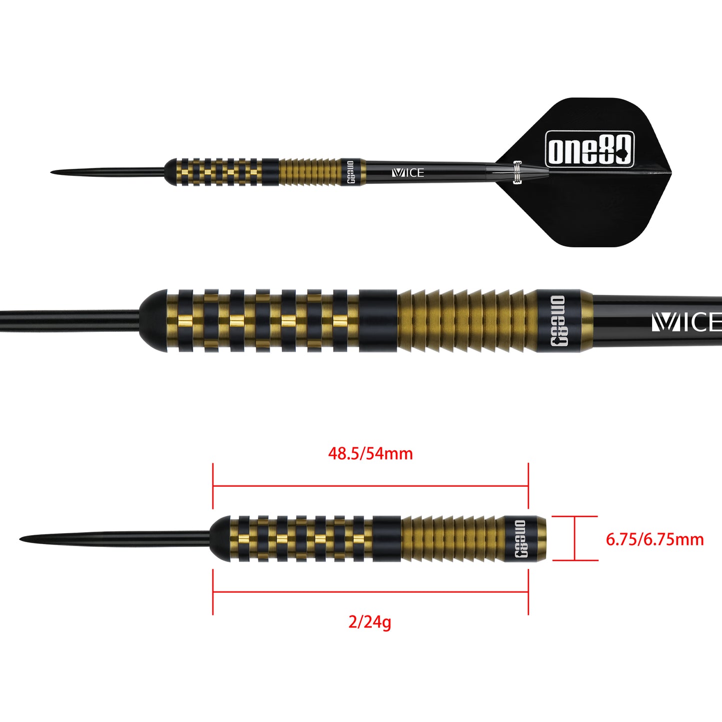 One80 Jeff Springer Signature Dart Steeltip