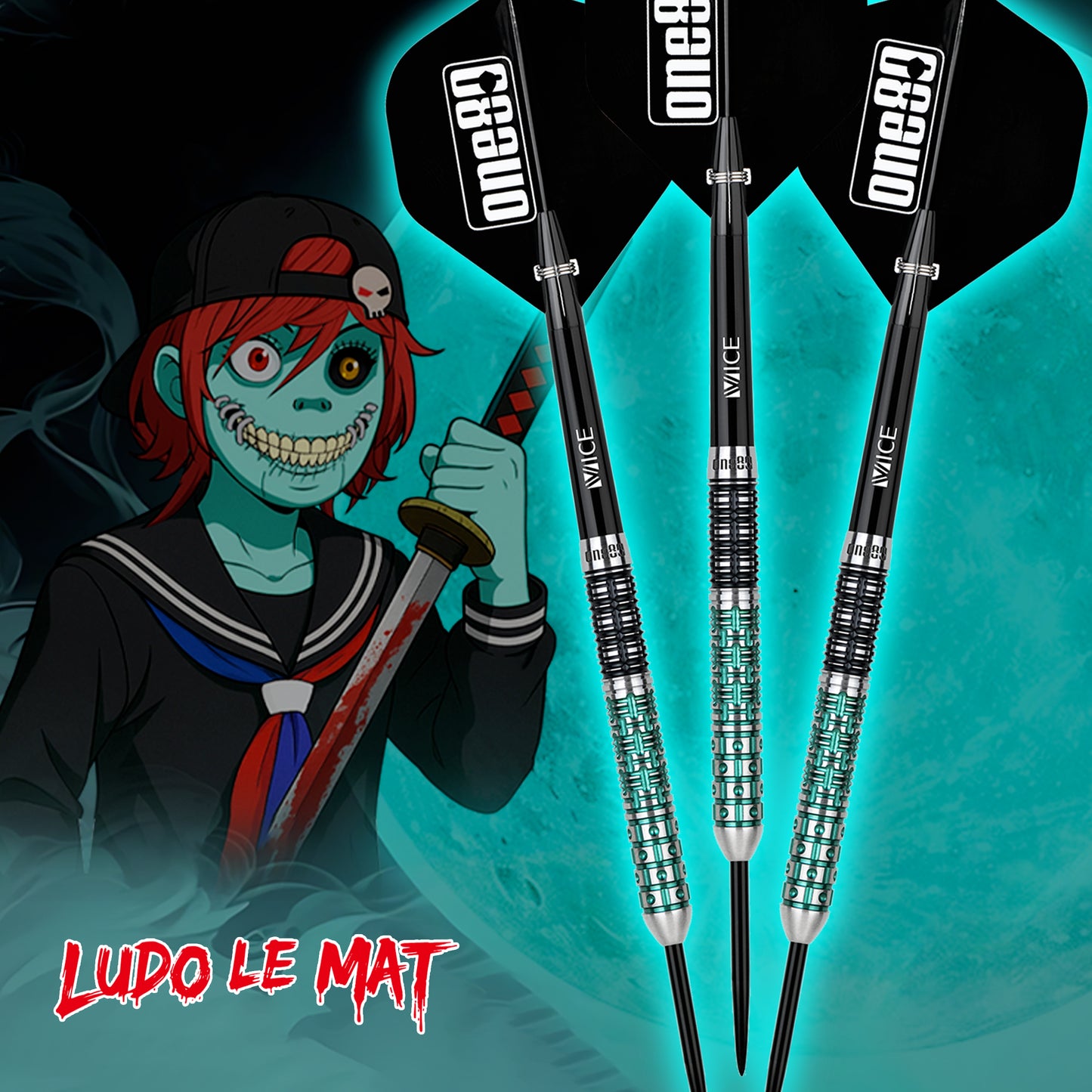 ONE80 Ludo Le Mat Signature Dart Steeltip