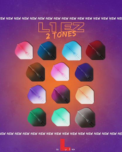 L-Style Champagne Flights EZ Two Tone Clear L1