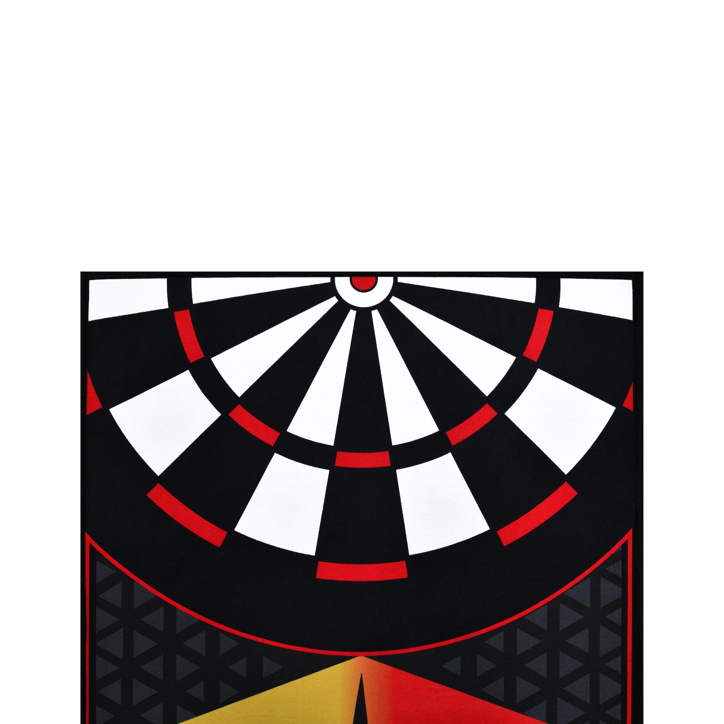 One80 Poly Dart Mat (incl. Oche Tape) Dartteppich