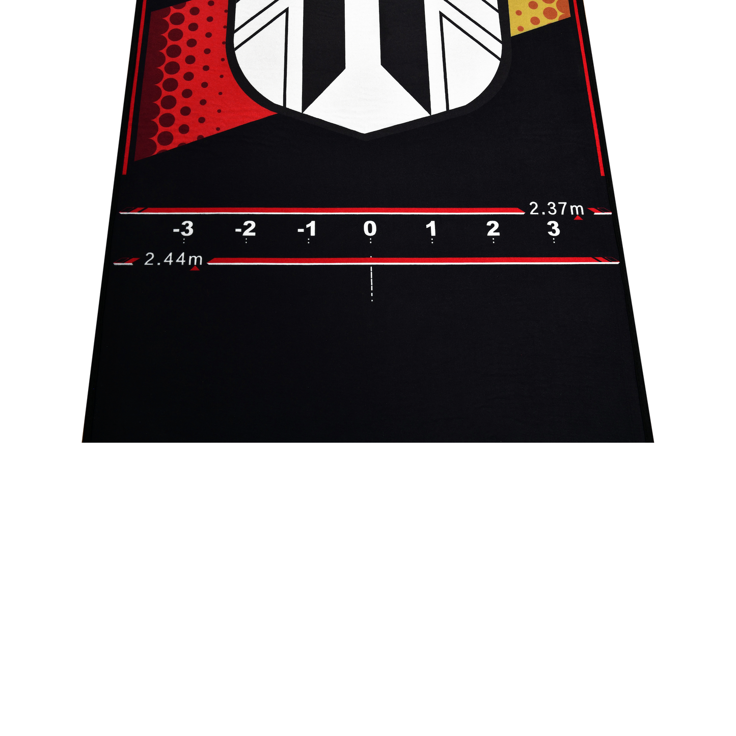 One80 Poly Dart Mat (incl. Oche Tape) Dartteppich