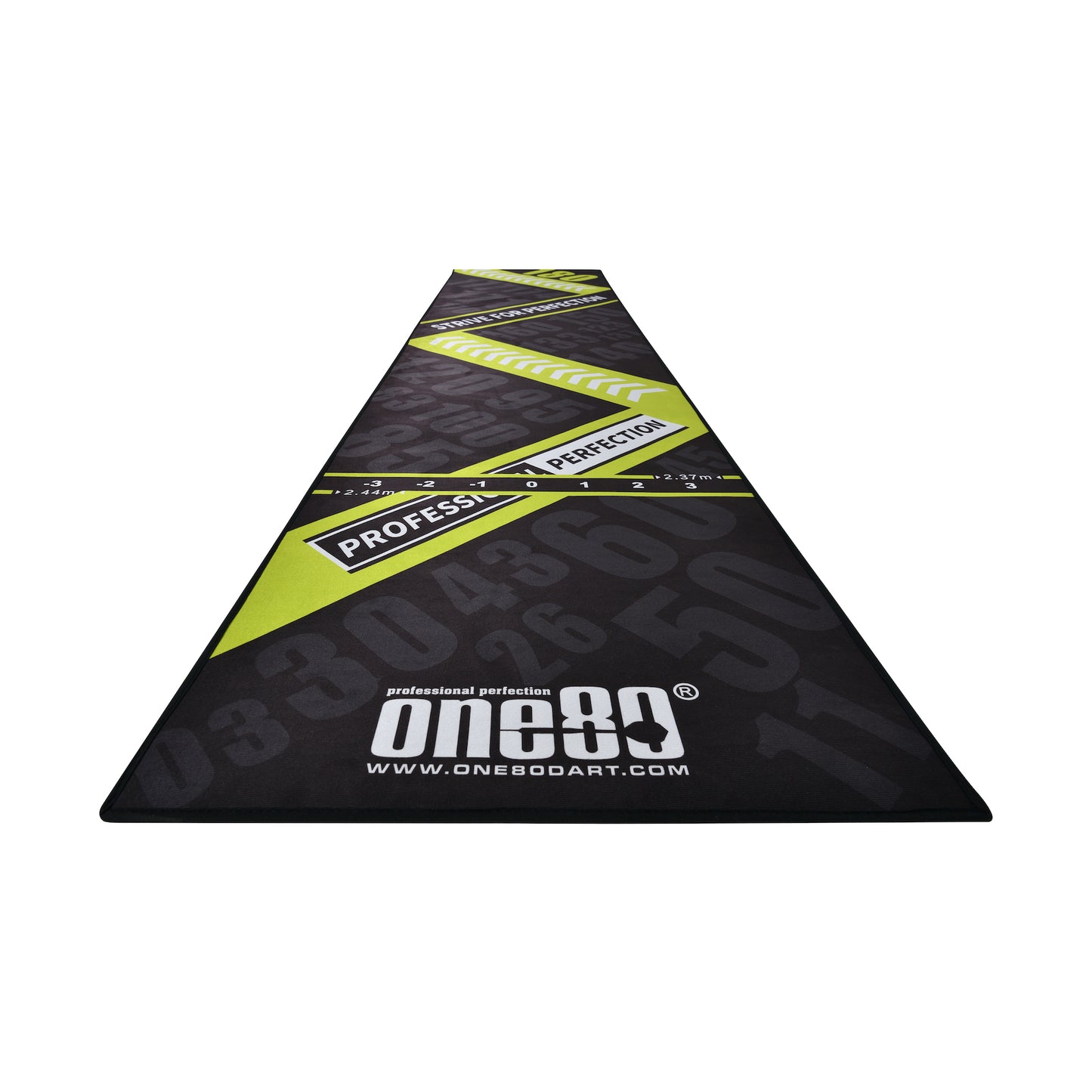 One80 Poly Dart Mat (incl. Oche Tape) Dartteppich