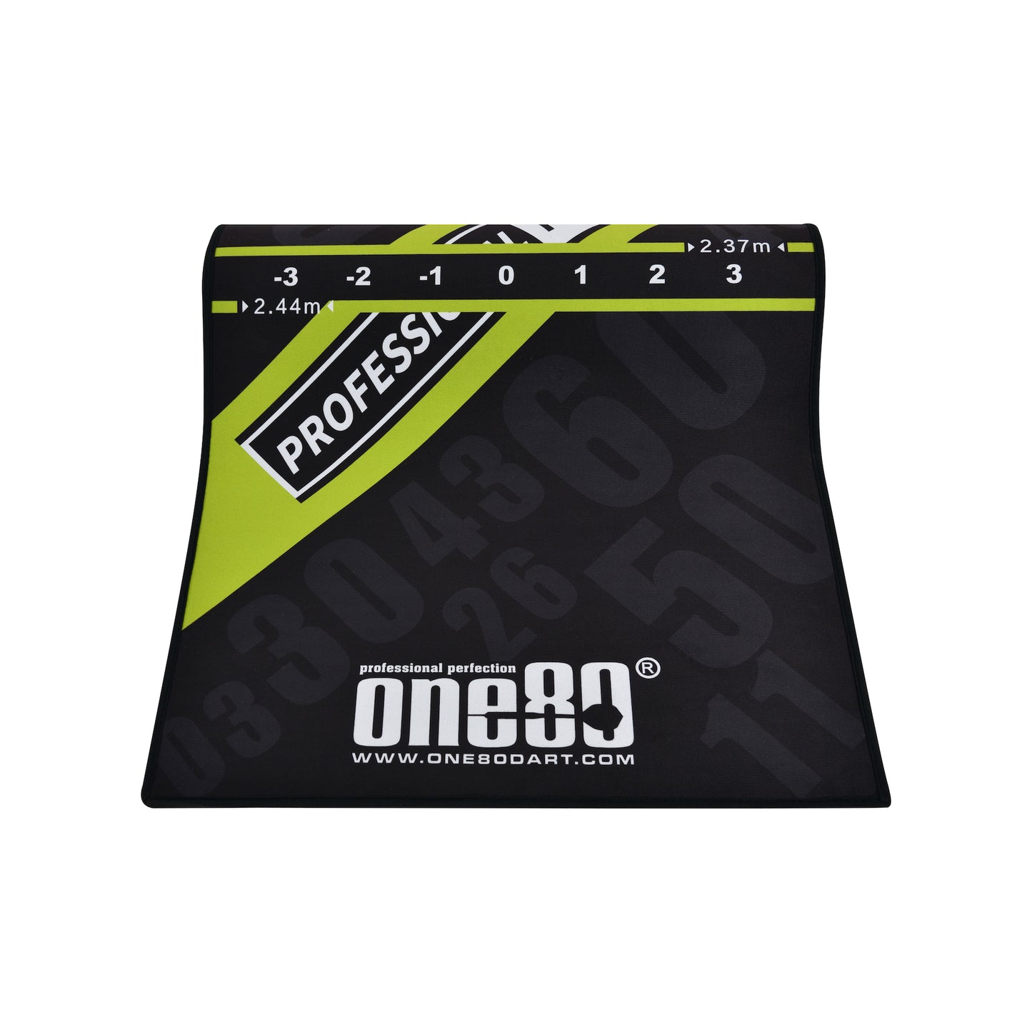 One80 Poly Dart Mat (incl. Oche Tape) Dartteppich
